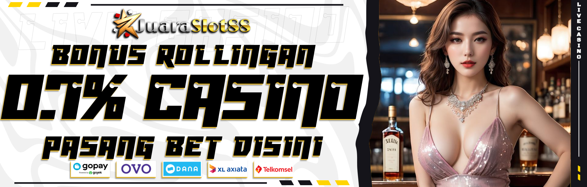 BONUS SPECIAL ROLLINGAN  KOMISI 0.7%