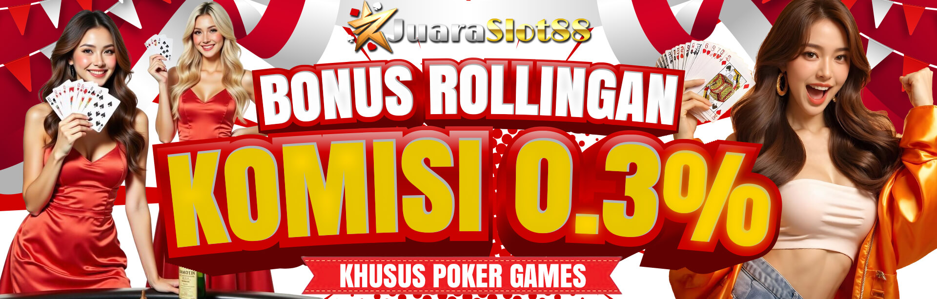 BONUS SPECIAL ROLLINGAN KOMISI 0.3%