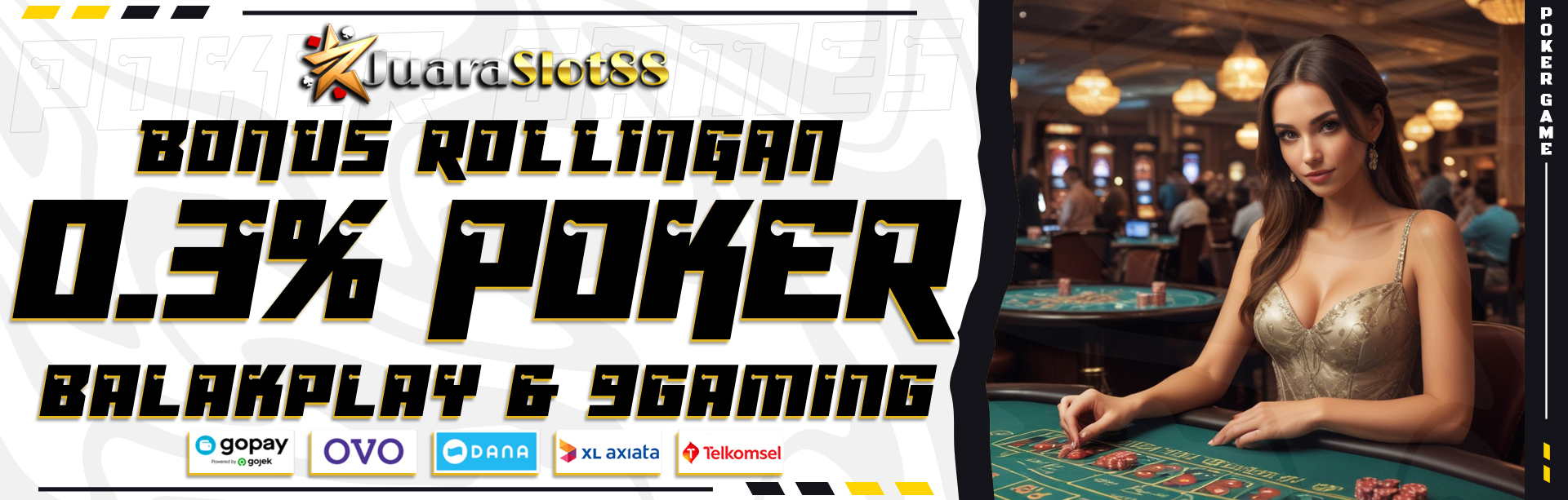 BONUS SPECIAL ROLLINGAN POKER 0.3%