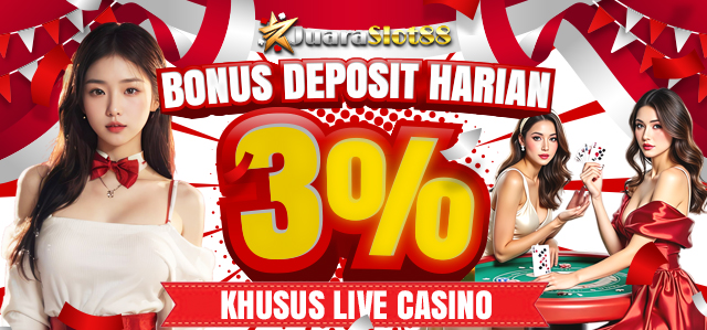 BONUS DEPOSIT HARIAN CASINO 3%