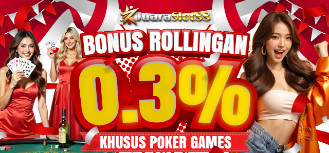BONUS SPECIAL ROLLINGAN KOMISI 0.3%