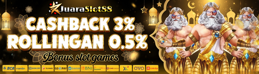 CASHBACK SLOT 3% & ROLLINGAN 0.5% 