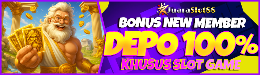 SPECIAL BONUS NEW MEMBER 100% SLOT GAME