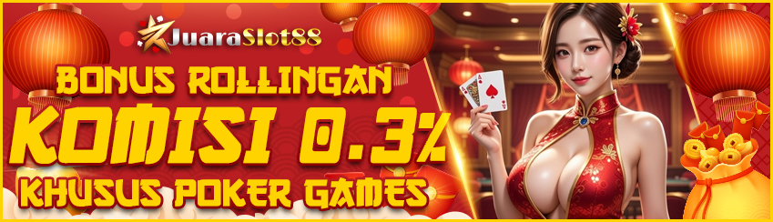 BONUS KOMISI KHUSUS POKER 0.3%